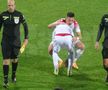 3 detalii de la Csikszereda - Dinamo: jucătorul „câinilor” a izbucnit în plâns după meci + Burcă și fotbaliștii săi au scandat cu galeria „România, România”