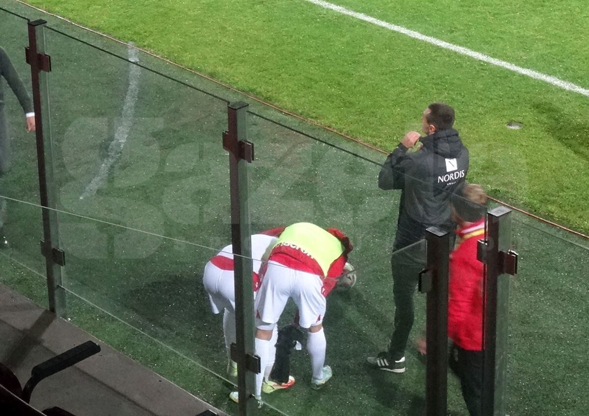 FOTO 3 detalii de la Dinamo - Csikszereda: Ghezali a izbucnit în plâns