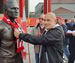 Legendarul Iosif Petschovschi, omagiat la Arad » Statuie dezvelită în fața stadionului