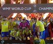 România este noua campioană mondială la minifotbal! „Tricolorii” au sărbătorit în stil mare reușita și vin acasă și cu toate trofeele individuale.
