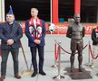 Legendarul Iosif Petschovschi, omagiat la Arad » Statuie dezvelită în fața stadionului