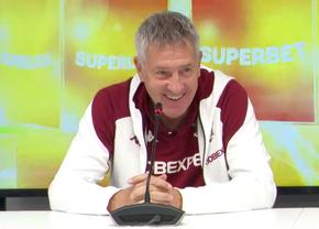 Bergodi, în conferința dinaintea derby-ului cu FCSB: „Vom aștepta ca domnul Becali să iasă la televizor și să ne zică primul «11»”