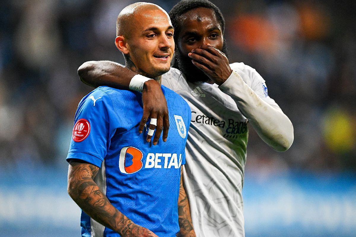 „Vulcan” doar pe jumătate » Cum a fost atmosfera la derby-ul din Bănie și mesajele ironice ale galeriilor: „Craiova liberă și curată / Cu palmares și stemă închiriată”