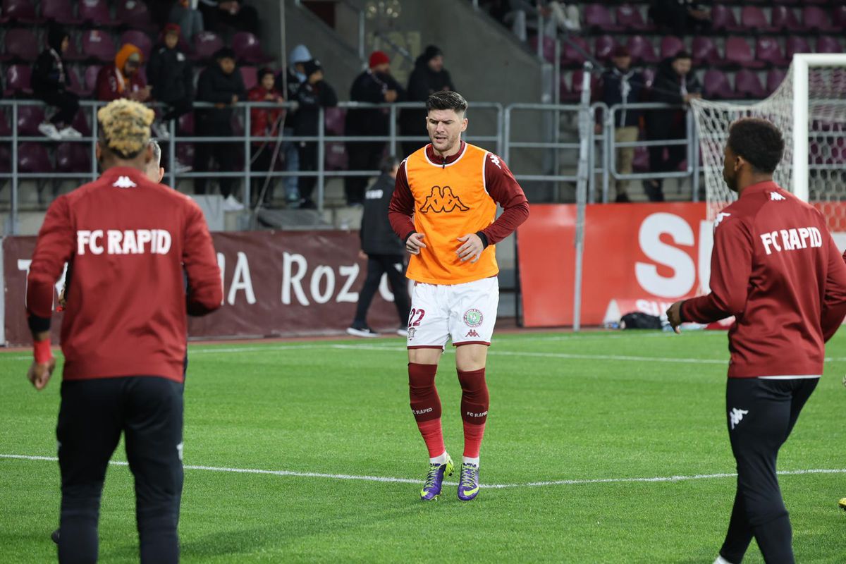 Schimbare de look înainte de Rapid - Hermannstadt » Fotbalistul giuleștenilor, apariție surprinzătoare