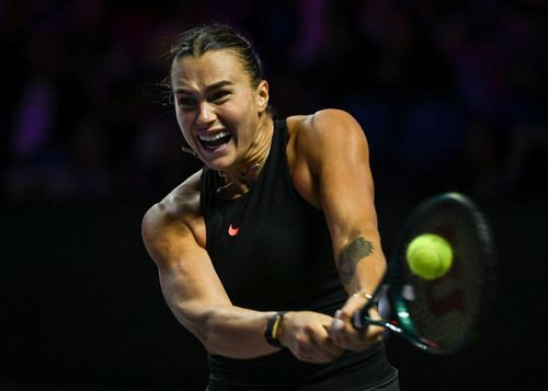 Aryna Sabalenka în acțiune la WTA Finals Foto: Imago