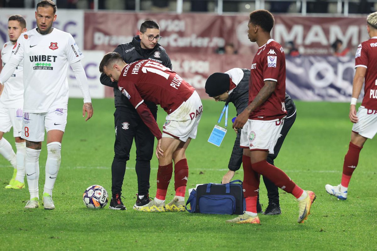 Intrarea lui Selimovic din meciul Rapid - Hermannstadt