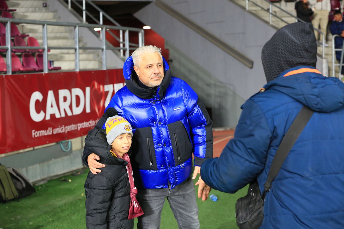 Ce s-a întâmplat pe gazon la finalul meciului Rapid - Hermannstadt / Foto: Ionuț Iordache GSP