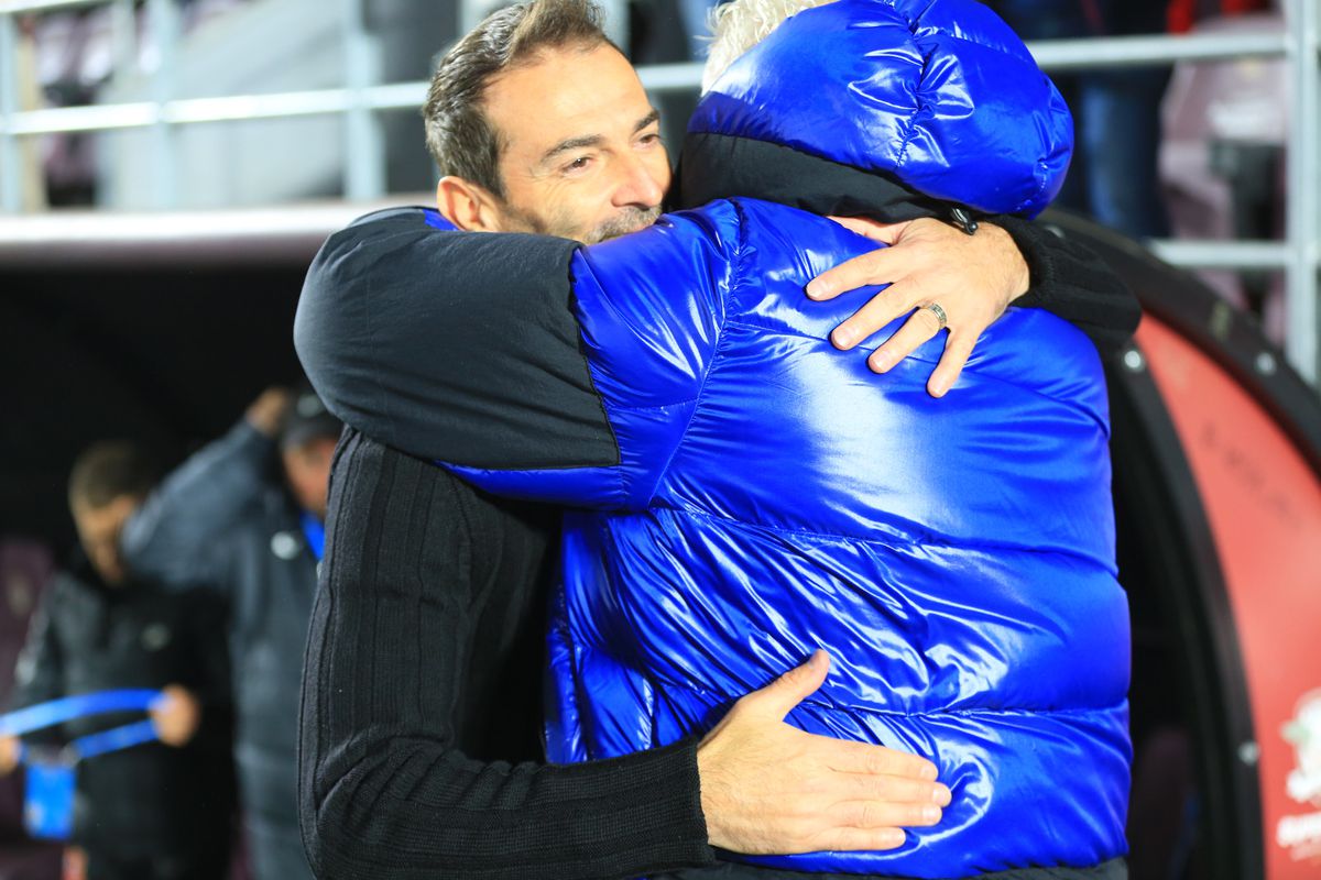 Scandal IMENS în vestiar înainte de Rapid - Hermannstadt » A sărit la antrenor: „Îți bați joc de mine?!”