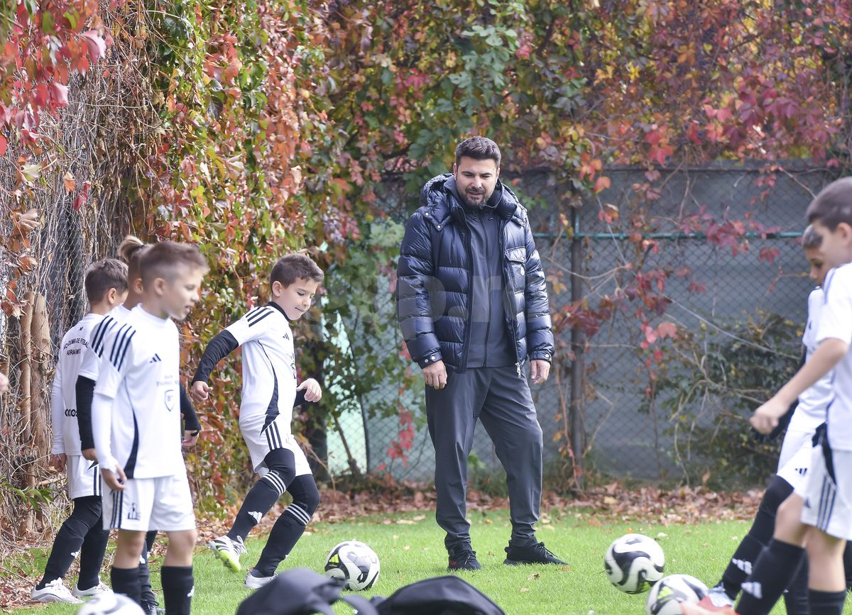 Tiago și Adrian Mutu, la meciul contra Rapidului