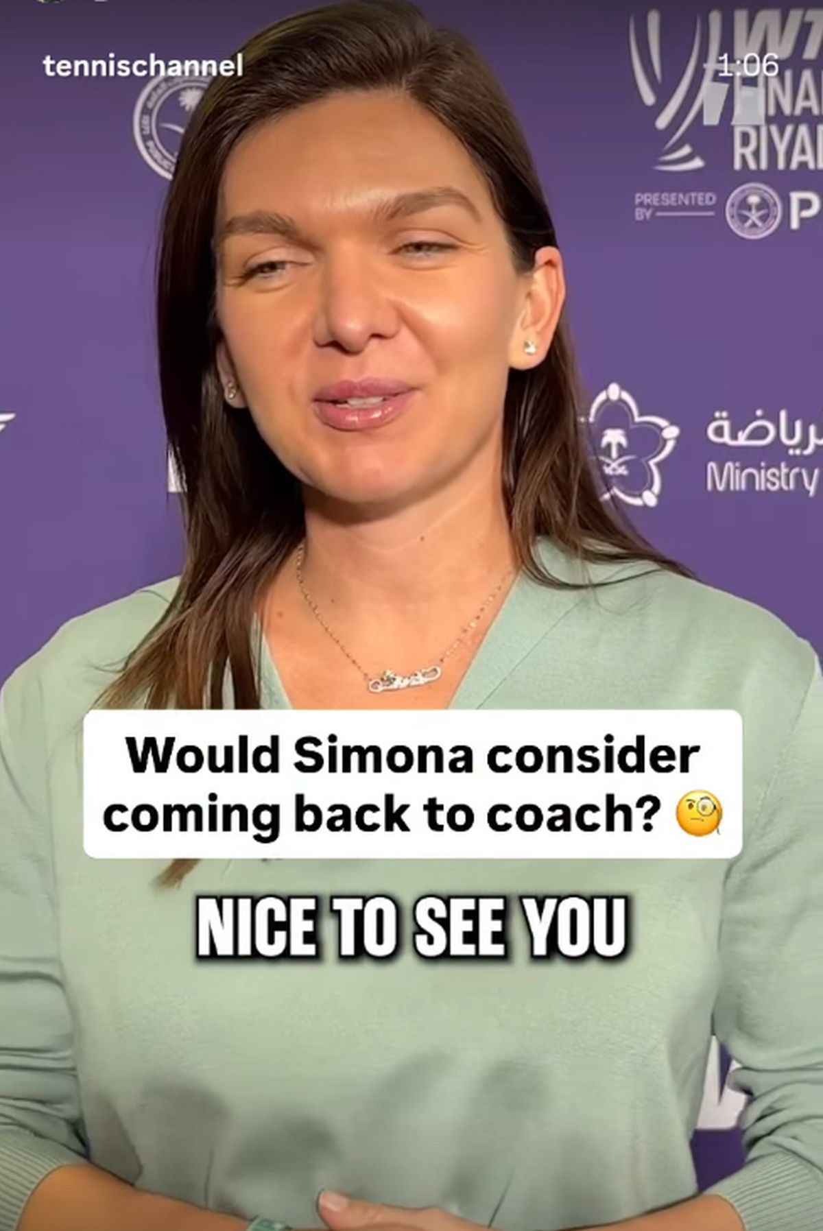 Prezentă la Turneul Campioanelor, Simona Halep a răspuns marii întrebări: „Ar însemna să călătoresc din nou”