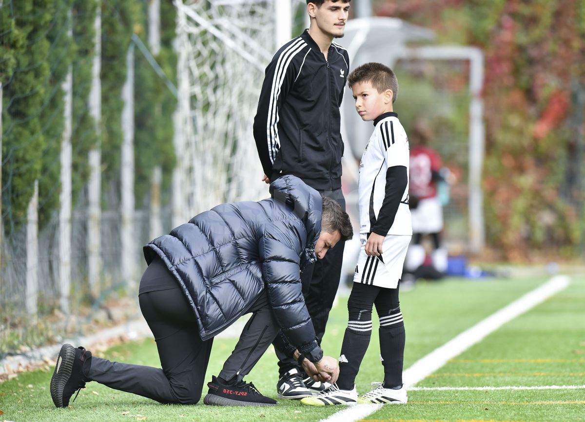 Tiago și Adrian Mutu, la meciul contra Rapidului