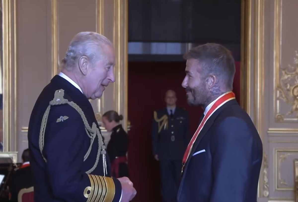 David Beckham, numit cavaler de Regele Charles