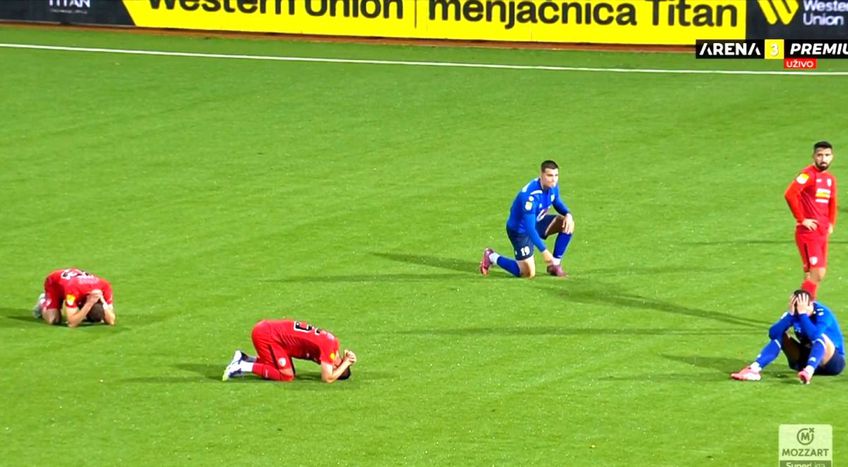 Acesta este momentul în care jucătorii află că antrenorul a murit / foto: captură sportalblic.rs