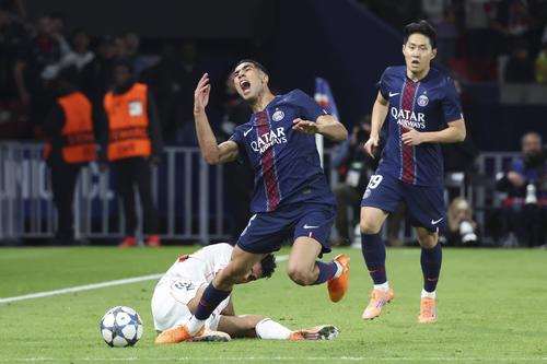 Hakimi și Dembele s-au accidentat în PSG - Bayern Munchen. FOTO: Imago Images
