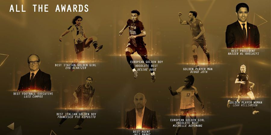 Toate premiile acordate la Golden Boy 2025 Cine este cel mai bun fotbalist U20 al anului din lume » Ce premiu a luat jucătorul lui Cristi Chivu de la Inter + GSP.ro i-a indicat corect pe ambii câștigători!