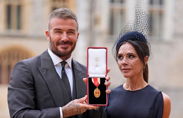 David Beckham a fost ridicat la rang de cavaler de Regele Charles » Soția Victoria i-a fost alături, imaginile au devenit virale