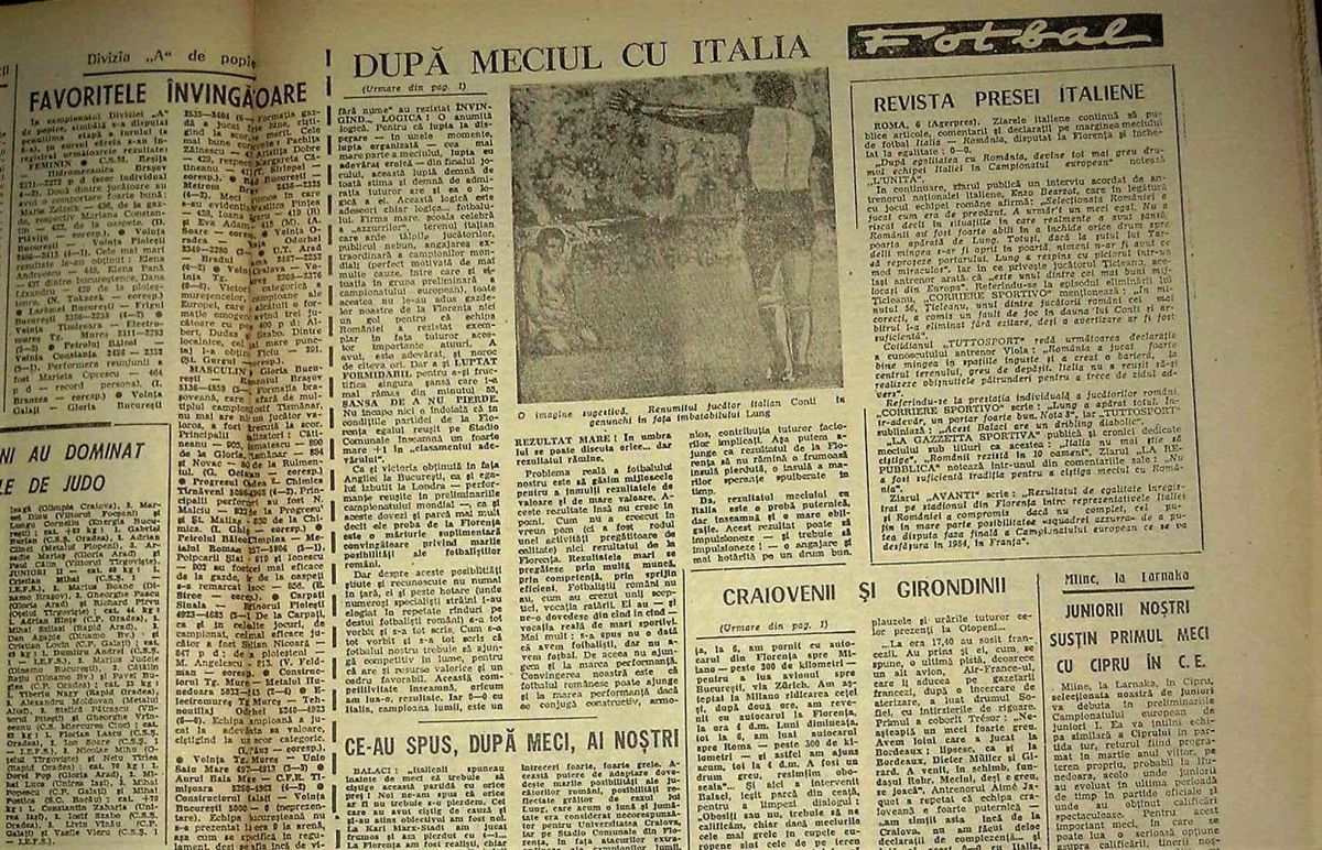 VIDEO+FOTO Retro GSP 38 de ani de când am fost egalii campionilor mondiali, la ei acasă: „Ar trebui să-mi trec în buletin Florența la locul nașterii!”