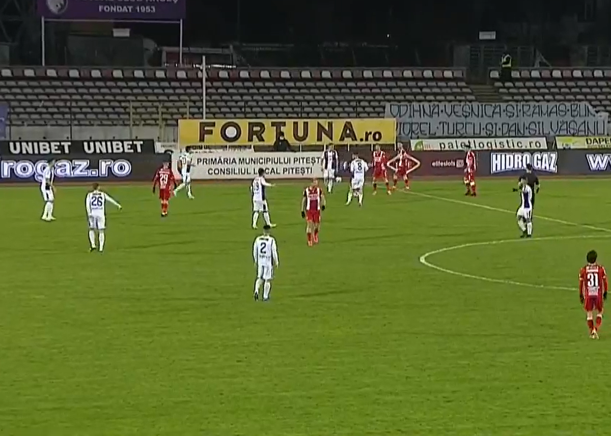 VIDEO+FOTO. Dinamo, gol FABULOS cu FC Argeș! Va face înconjurul lumii » Juan Camara, execuție antologică