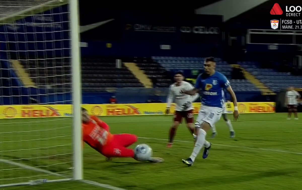 Farul - Rapid. Horațiu Moldovan l-a blocat incredibil pe Jefte Betancor!