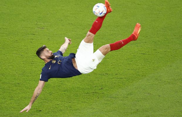 Cu România n-au fluierat nimic! Supergolul lui Giroud, anulat după o decizie controversată! Ce a văzut arbitrul?