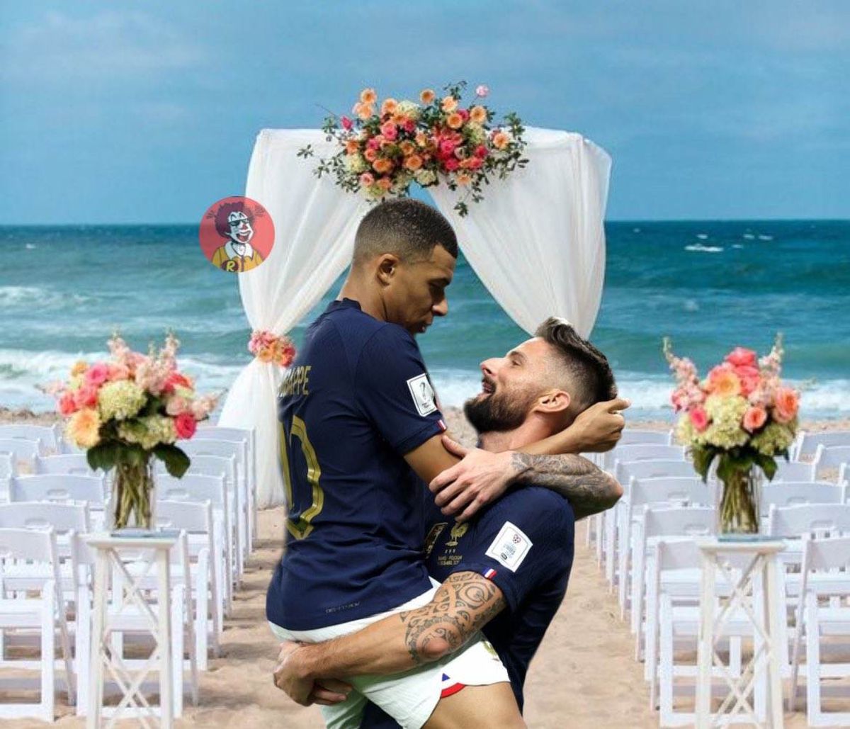 Mbappe și Giroud, imaginile serii la Mondial: „Luați-vă o iubită care să se uite așa la voi” 