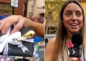 Cadoul incredibil primit de o jurnalistă de la un presupus milionar din Qatar: „Oh, sper să nu îți ceară nimic în schimb!”