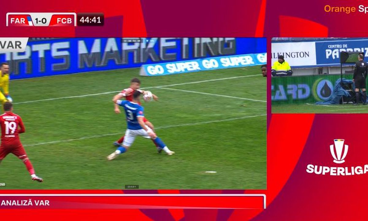 VAR-ul românesc chiar e „second hand” » Ce imagini i s-au oferit arbitrului în timpul meciului Farul - Botoșani