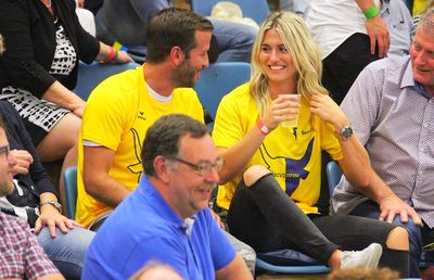 Estavana Polman, iubita lui Van der Vaart, a atras toate privirile la debutul pentru Rapid