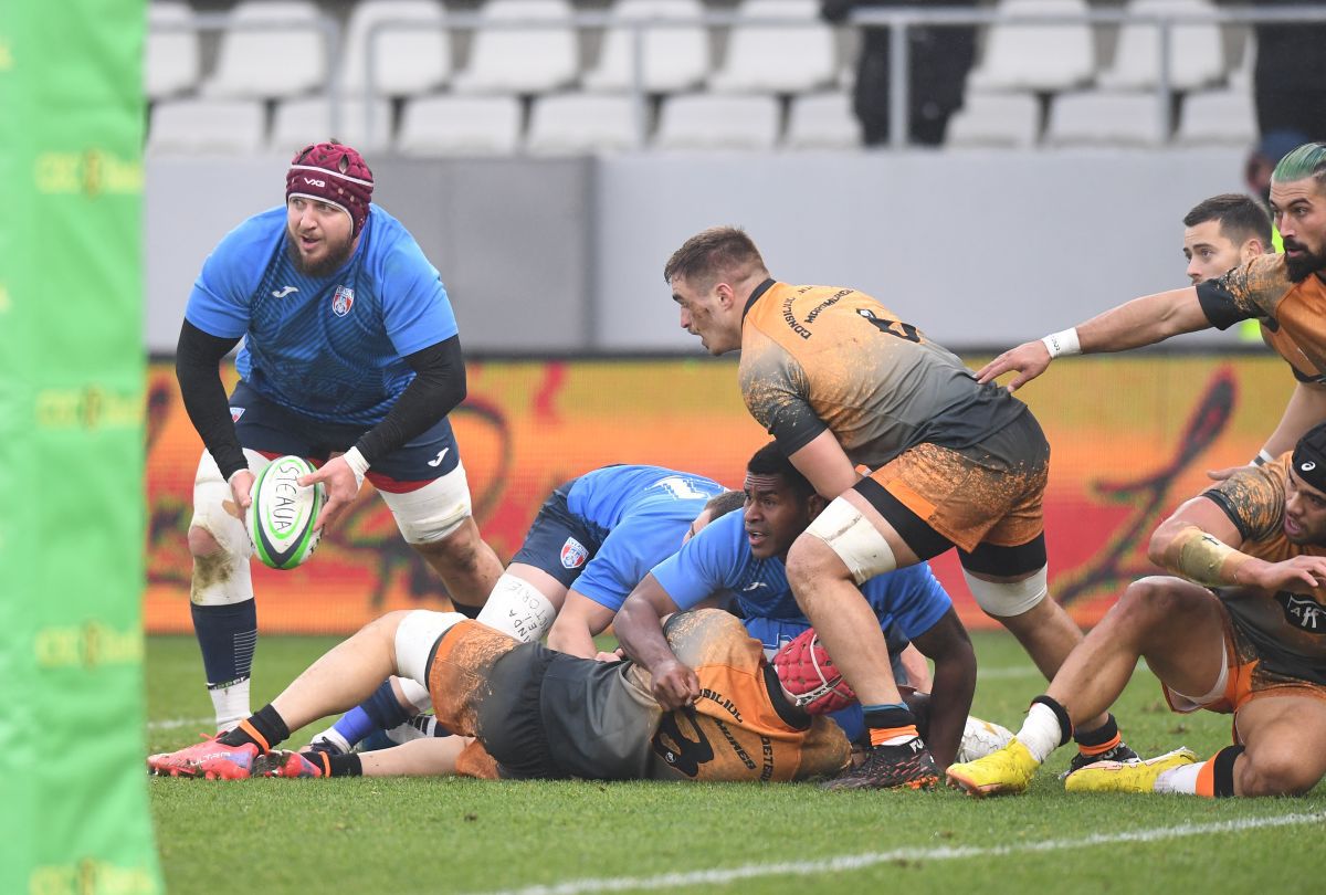 Știința Baia Mare a învins-o pe CSA Steaua în finala Ligii Naționale de rugby! Imagini spectaculoase de pe „Arcul de Triumf”