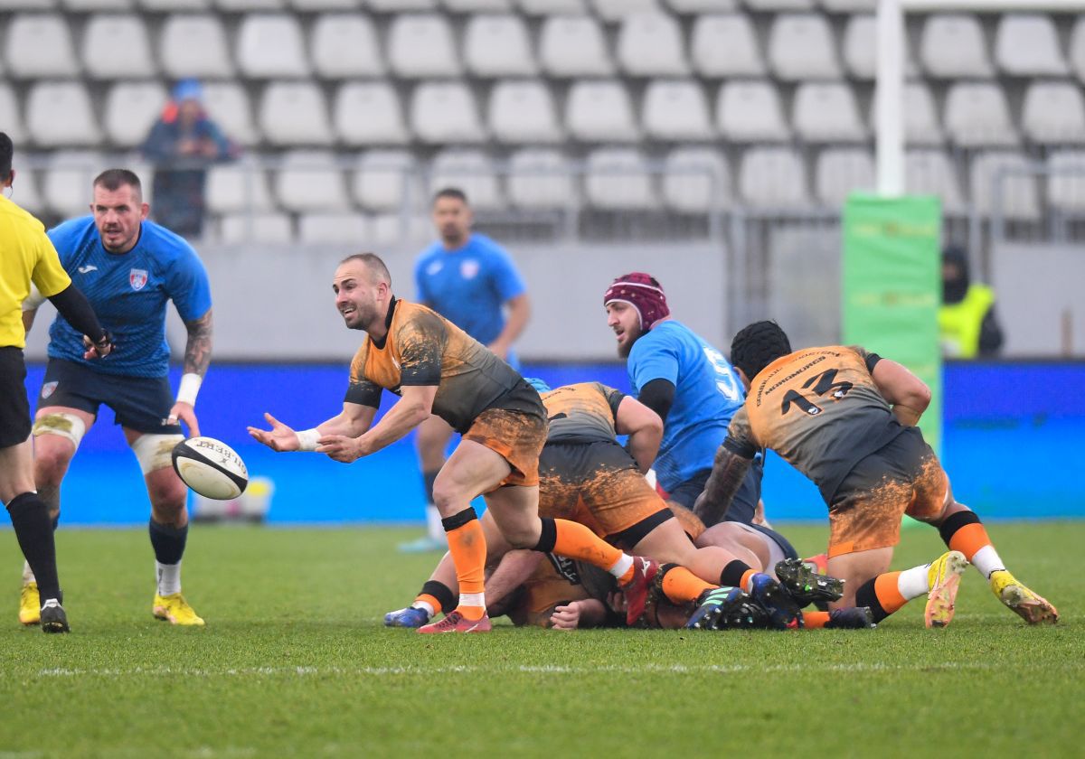 Știința Baia Mare a învins-o pe CSA Steaua în finala Ligii Naționale de rugby! Imagini spectaculoase de pe „Arcul de Triumf”