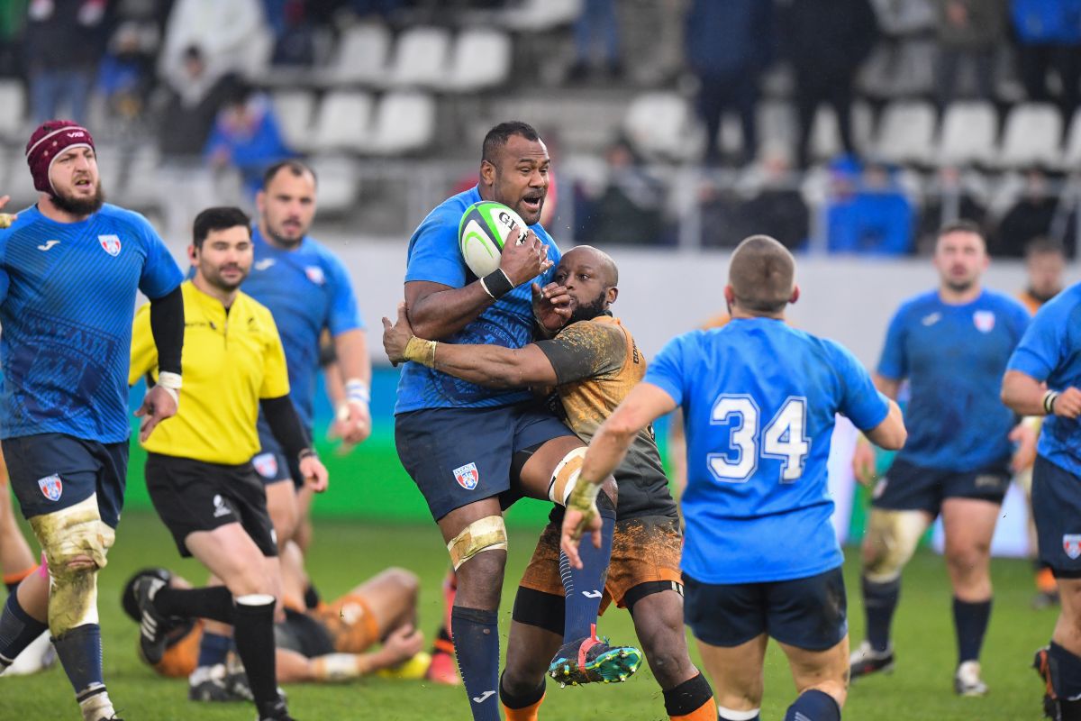 Știința Baia Mare a învins-o pe CSA Steaua în finala Ligii Naționale de rugby! Imagini spectaculoase de pe „Arcul de Triumf”