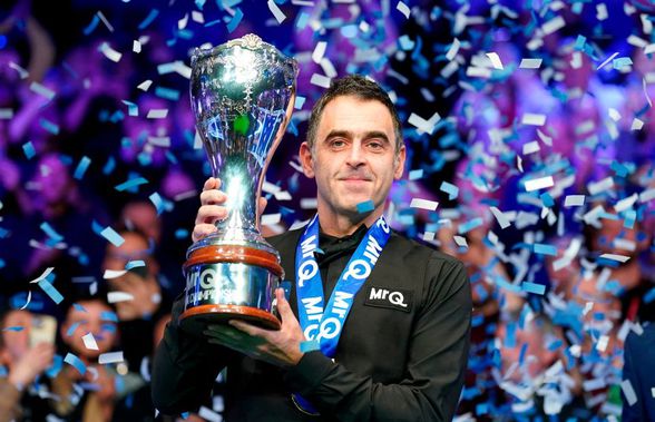 Ronnie O'Sullivan a câştigat UK Championship a opta oară: „Mă distrez mai mult când iau micul dejun!”