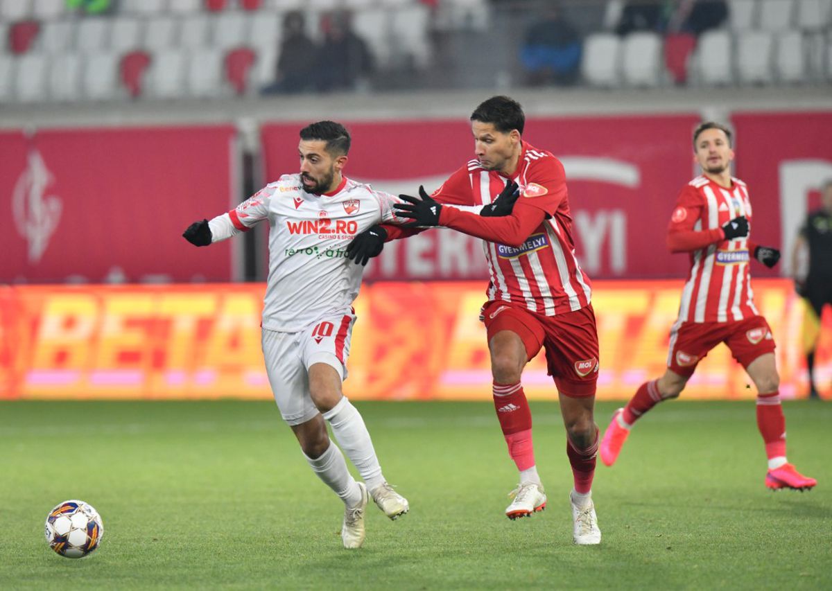 Marius Ștefănescu, analiză după ce a înscris de două ori în poarta lui Dinamo: „Am mai avut câteva ocazii și trebuia să închidem jocul”