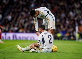 Criză mare de efectiv, s-a rupt și Dani Carvajal. Câți accidentați are Real Madrid la sfârșit de an!