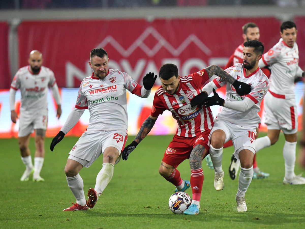 Marius Ștefănescu, analiză după ce a înscris de două ori în poarta lui Dinamo: „Am mai avut câteva ocazii și trebuia să închidem jocul”