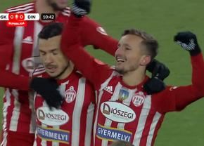 Marius Ștefănescu, gol superb marcat în Sepsi - Dinamo » Lob perfect trimis peste portarul „câinilor”