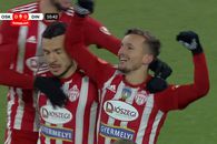 Marius Ștefănescu, gol superb marcat în Sepsi - Dinamo » Lob perfect trimis peste portarul „câinilor”