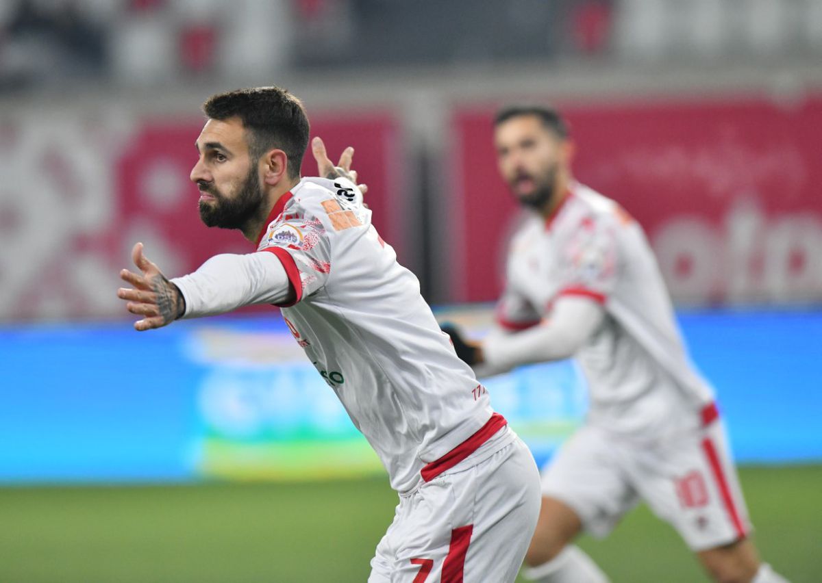 Marius Ștefănescu, analiză după ce a înscris de două ori în poarta lui Dinamo: „Am mai avut câteva ocazii și trebuia să închidem jocul”