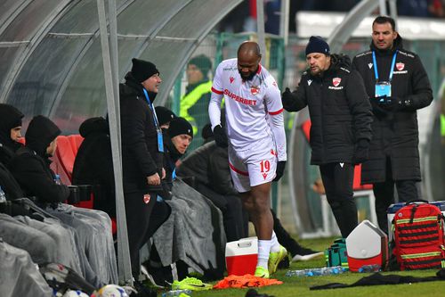 Hakim Abdallah s-a accidentat din nou. Foto: Cristi Preda (GSP)