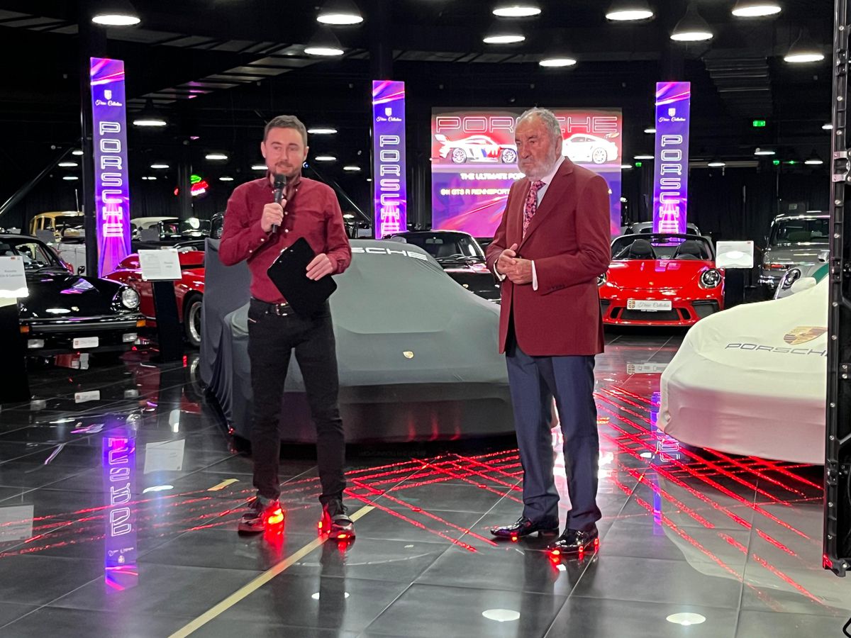 Ion Țiriac a prezentat noile mașini din colecția de la Otopeni