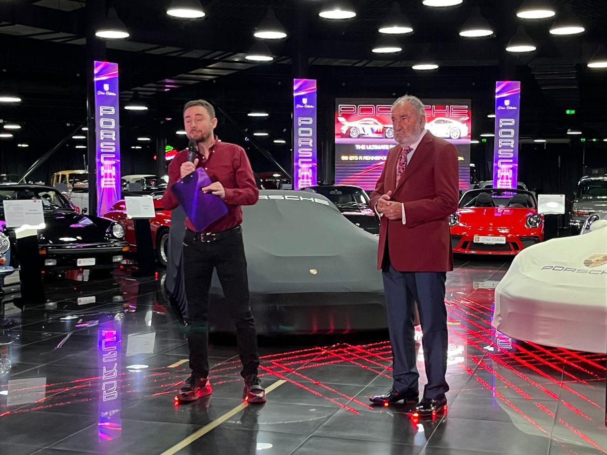 Ion Țiriac a prezentat noile mașini din colecția de la Otopeni