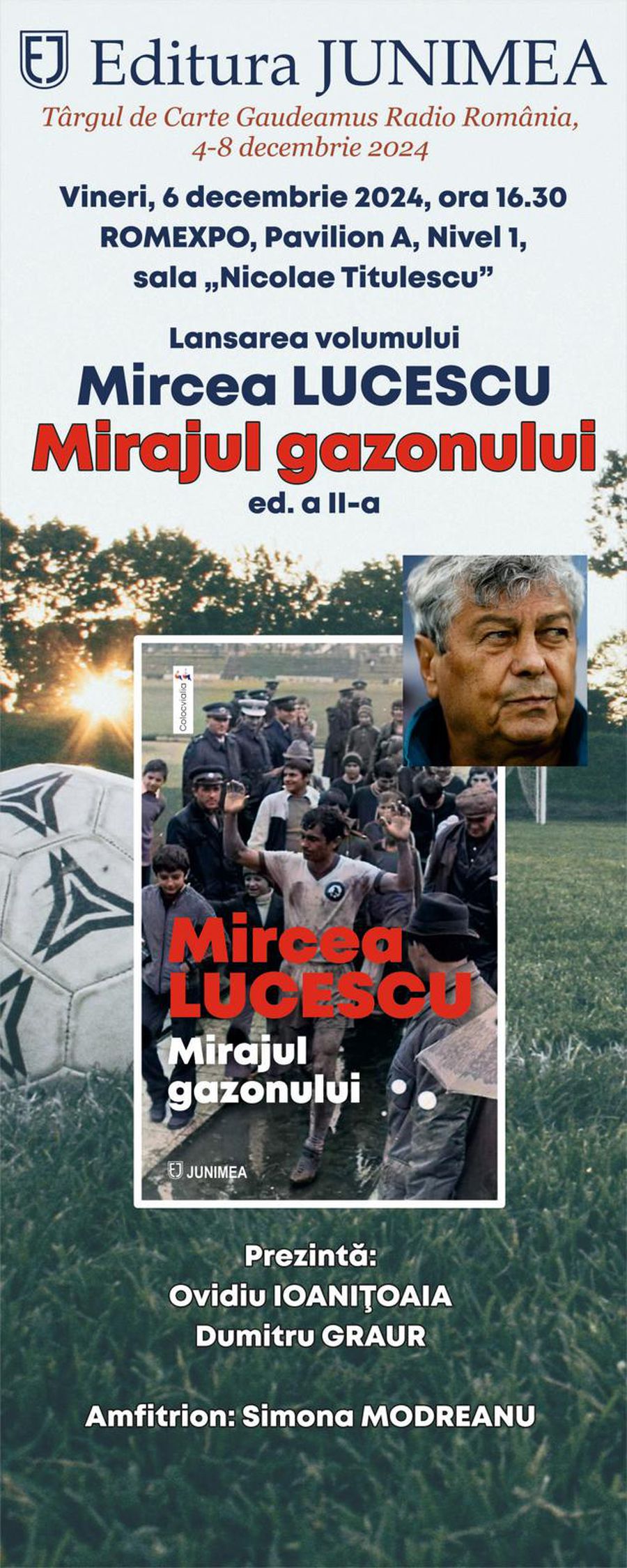 Mircea Lucescu, aclamat la Primăria Iași! Urmează București în această după-amiază » Selecționerul și-a lansat cartea: „Sunt lucruri importante acolo, sper să-i ajute pe antrenori”