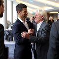 Novak Djokovic și Bjorn Borg FOTO Guliver/GettyImages