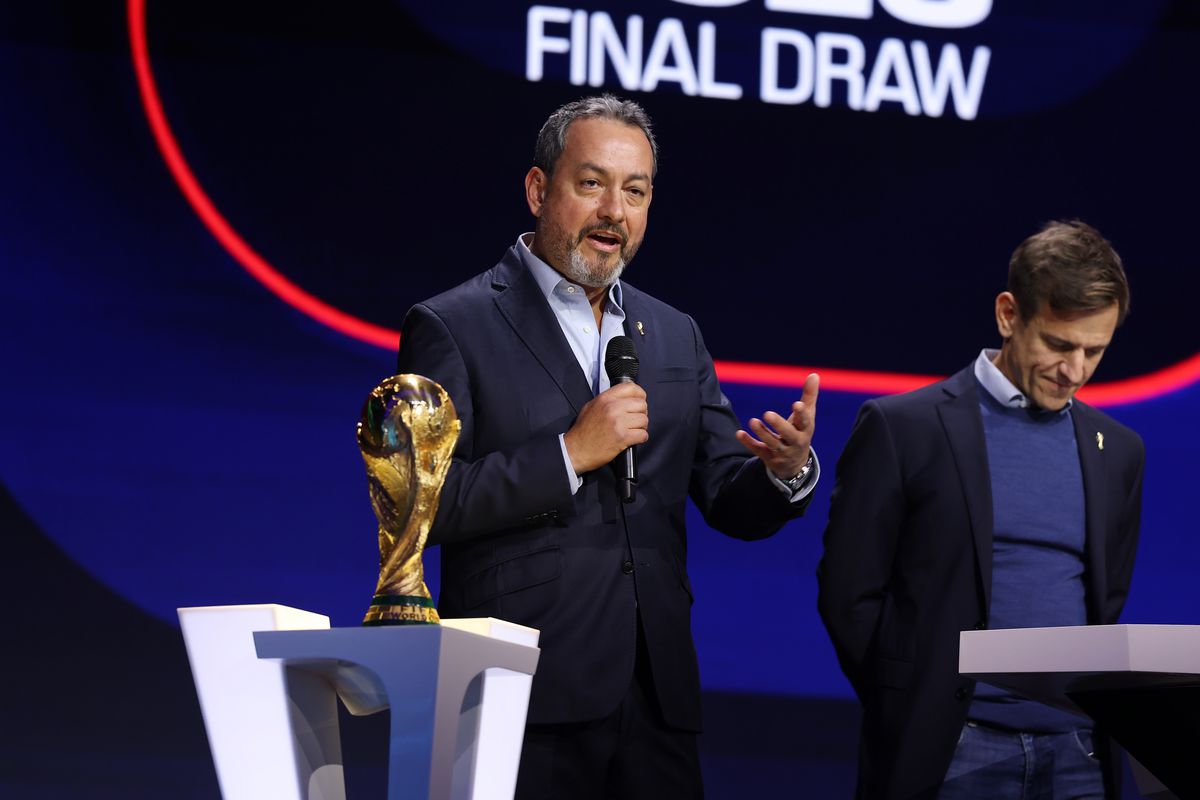 Tragerea la sorți a grupelor pentru CM 2026, simulată // foto: FIFA