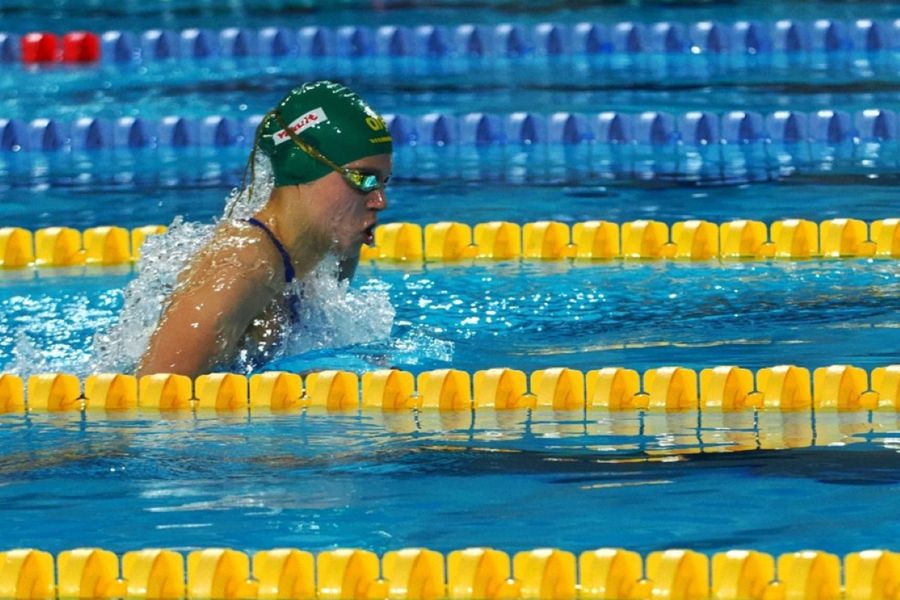 Daria Asaftei în acțiuen FOTO Roxana Fleșeru Daria Asaftei, Darius Coman și Denis Popescu vor evolua în finale la Campionatele Europene în bazin scurt de la Lublin