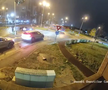 Filmarea cu accidentul care a șocat România: zboară peste două mașini în intersecție!