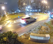 Filmarea cu accidentul care a șocat România: zboară peste două mașini în intersecție!