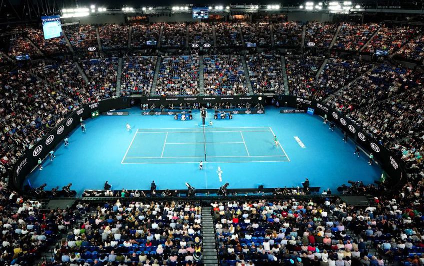 Melbourne Arena: Djokovic vs Thiem în finala Australian Open, anul trecut, foto: Imago