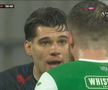 Ianis Hagi a comis un penalty în Hibernian - Rangers, foto: captură Digi Sport