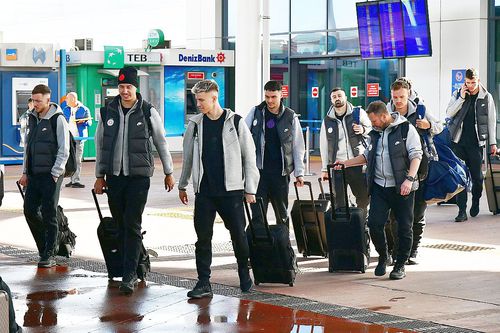 FCSB, la sosirea în Antalya // foto: Cristi Preda (GSP)